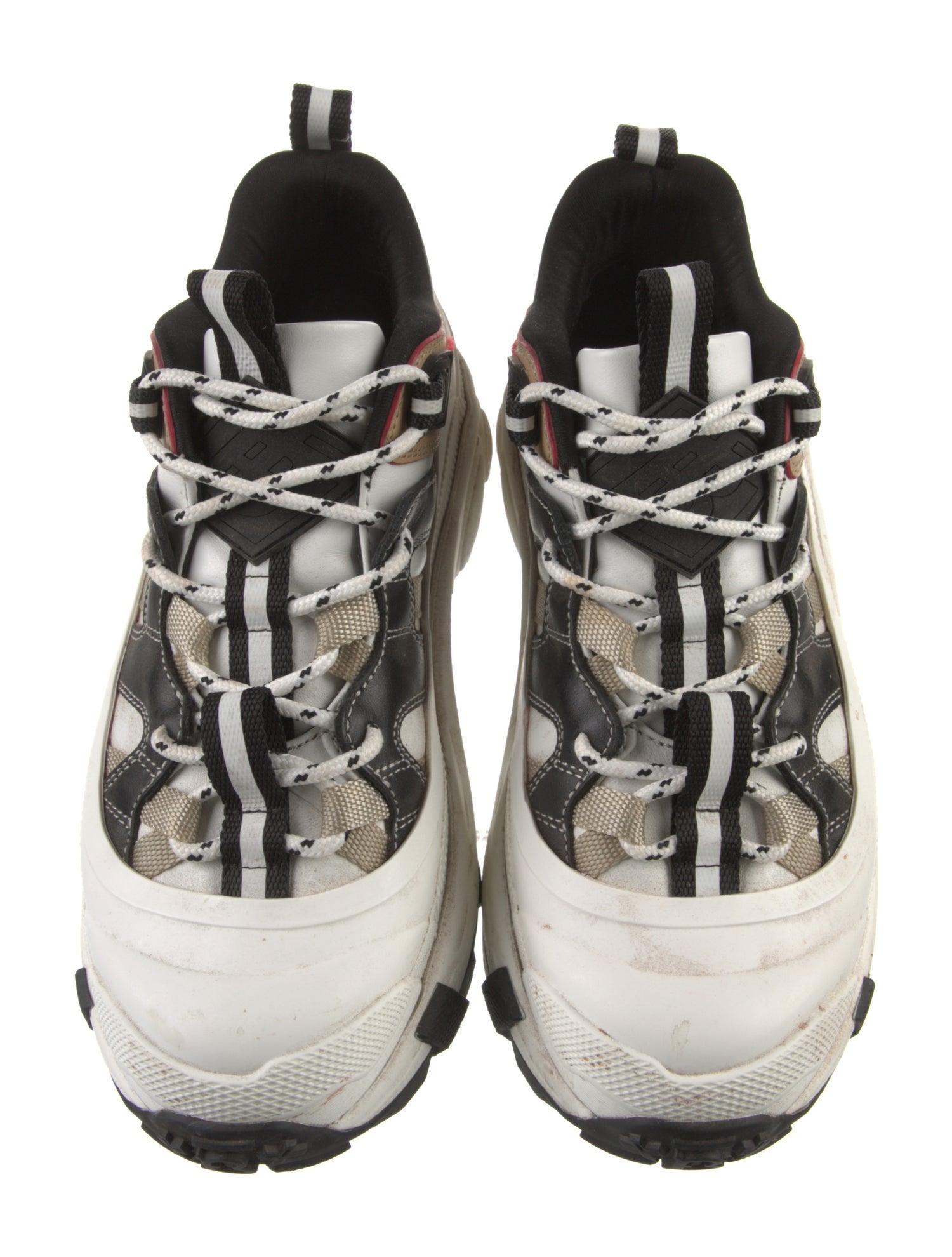 Burberry Leather Printed Sneakers